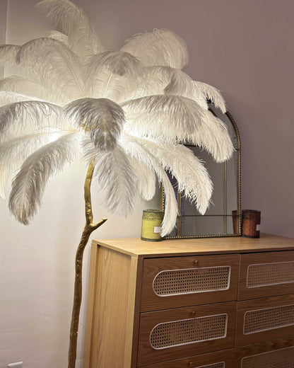 WOMO Feather Palm Tree Floor Lamp-WM7000