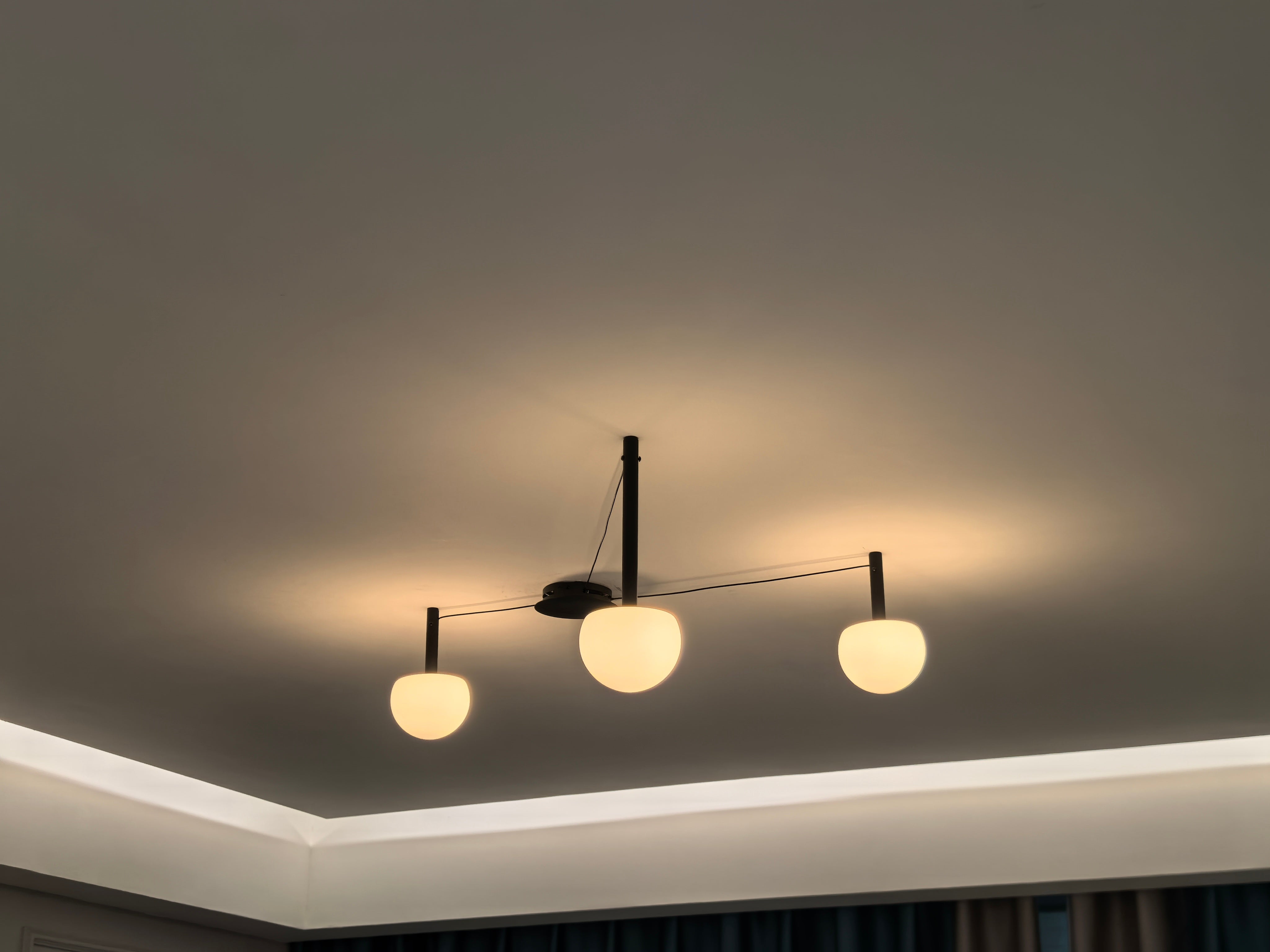 WOMO Custom Frosted Glass Globe Ceiling Light-WM1029