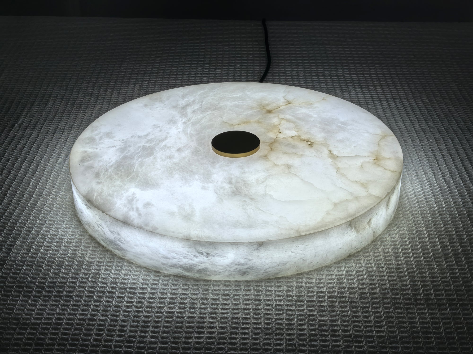 WOMO Modern Round Alabaster Ceiling Light-WM1118