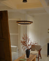 WOMO Circular Wood Led Chandelier-WM2492 thumbnail