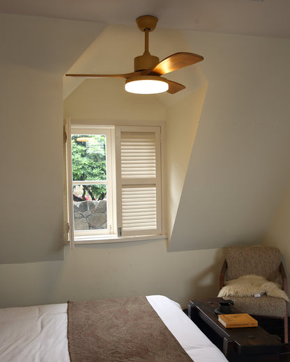 WOMO Scandi Reversible Ceiling Fan with Light-WM5002