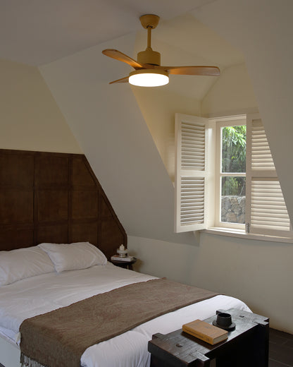 WOMO Scandi Reversible Ceiling Fan with Light-WM5002