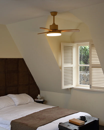 WOMO Scandi Reversible Ceiling Fan with Light-WM5002