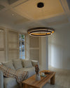 WOMO Circular Wood Led Chandelier-WM2492 thumbnail
