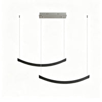 WOMO Scandi Curved Wooden Pendant Light-WM3245