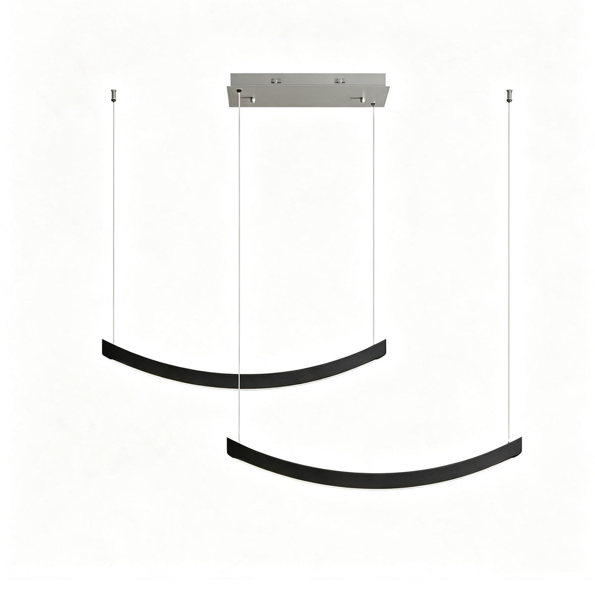 WOMO Scandi Curved Wooden Pendant Light-WM3245