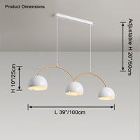 WOMO Multi Dome Linear Chandelier-WM2649