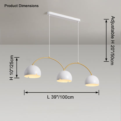 WOMO Multi Dome Linear Chandelier-WM2649