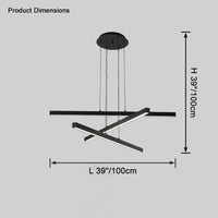WOMO Multi Light Sticks Chandelier-WM2635