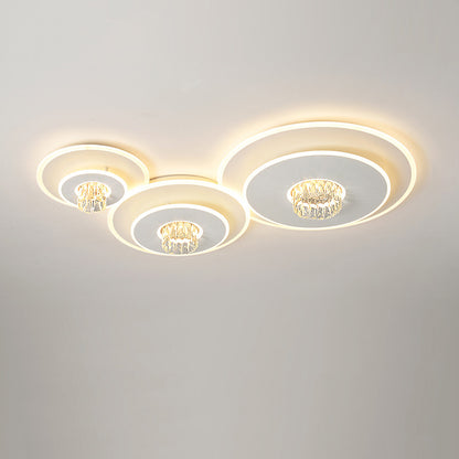 WOMO Low Profile Crystal Ceiling Light-WM1092