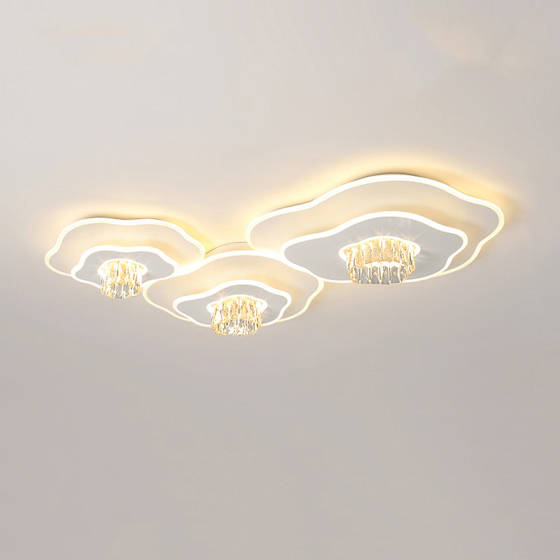 WOMO Low Profile Crystal Ceiling Light-WM1092