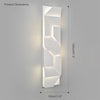 WOMO Rectangular Sculptural Art Wall Sconce-WM6020 thumbnail