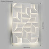 WOMO Rectangular Sculptural Art Wall Sconce-WM6020 thumbnail