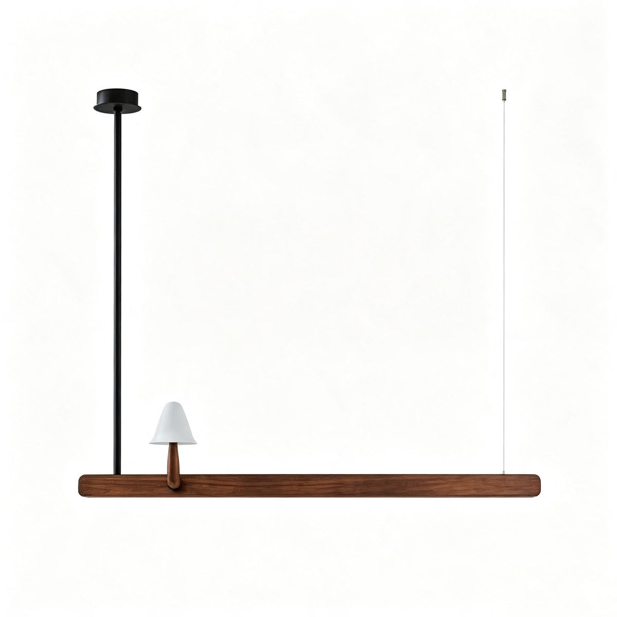 WOMOMushroom Wooden Linear Pendant Light-WM3247