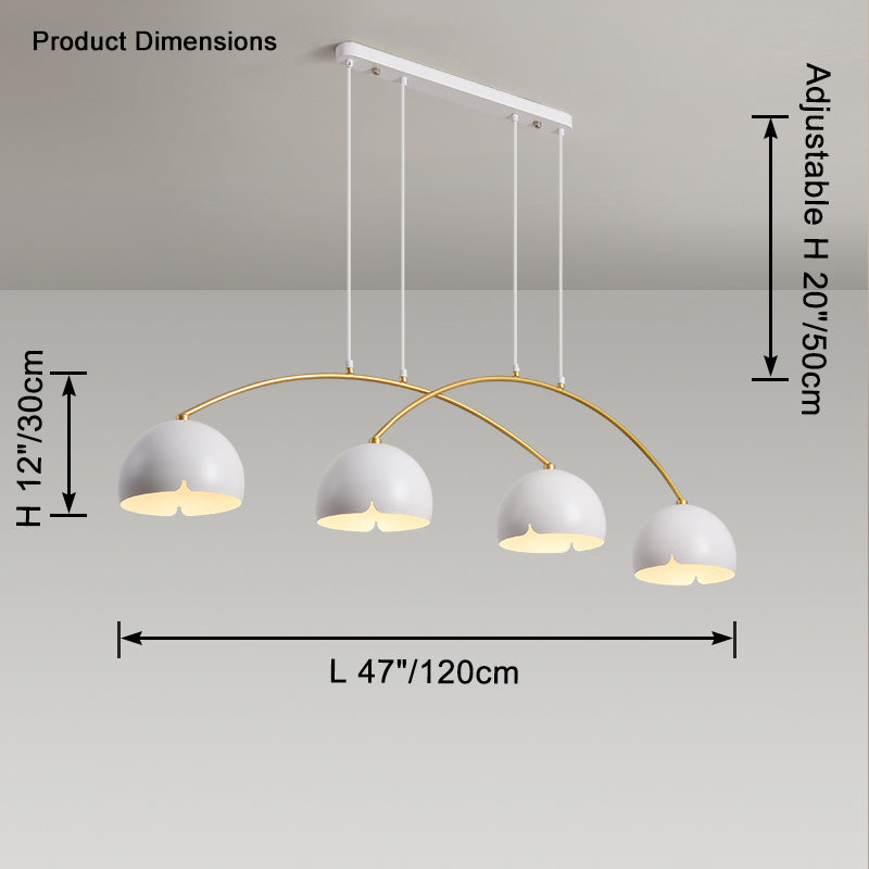 WOMO Multi Dome Linear Chandelier-WM2649