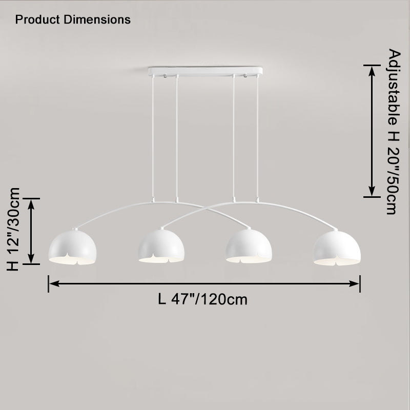 WOMO Multi Dome Linear Chandelier-WM2649