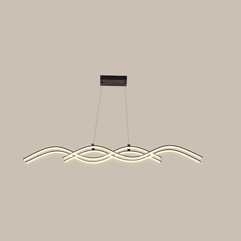 WOMO Wavy Linear Pendant Light-WM2641