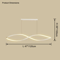 WOMO Spiral Linear Pendant Light-WM2642