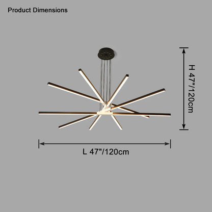 WOMO Multi Light Stick Chandelier-WM2637