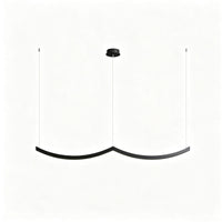 WOMO Scandi Curved Wooden Pendant Light-WM3245