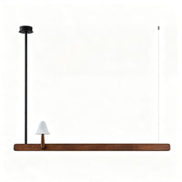 WOMOMushroom Wooden Linear Pendant Light-WM3247
