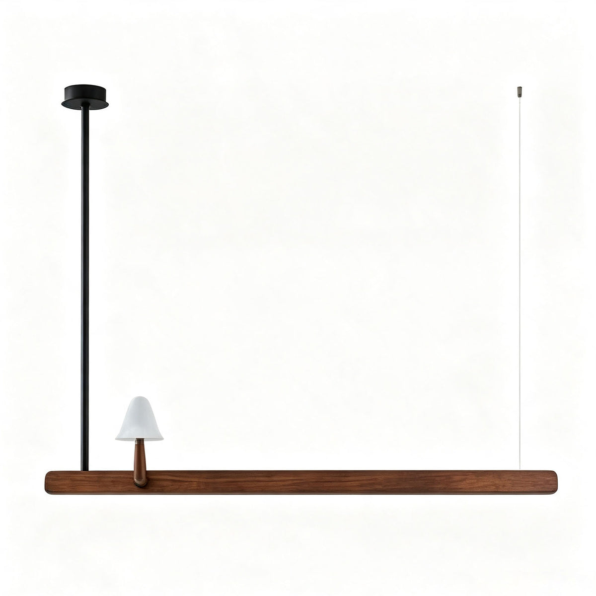 WOMOMushroom Wooden Linear Pendant Light-WM3247