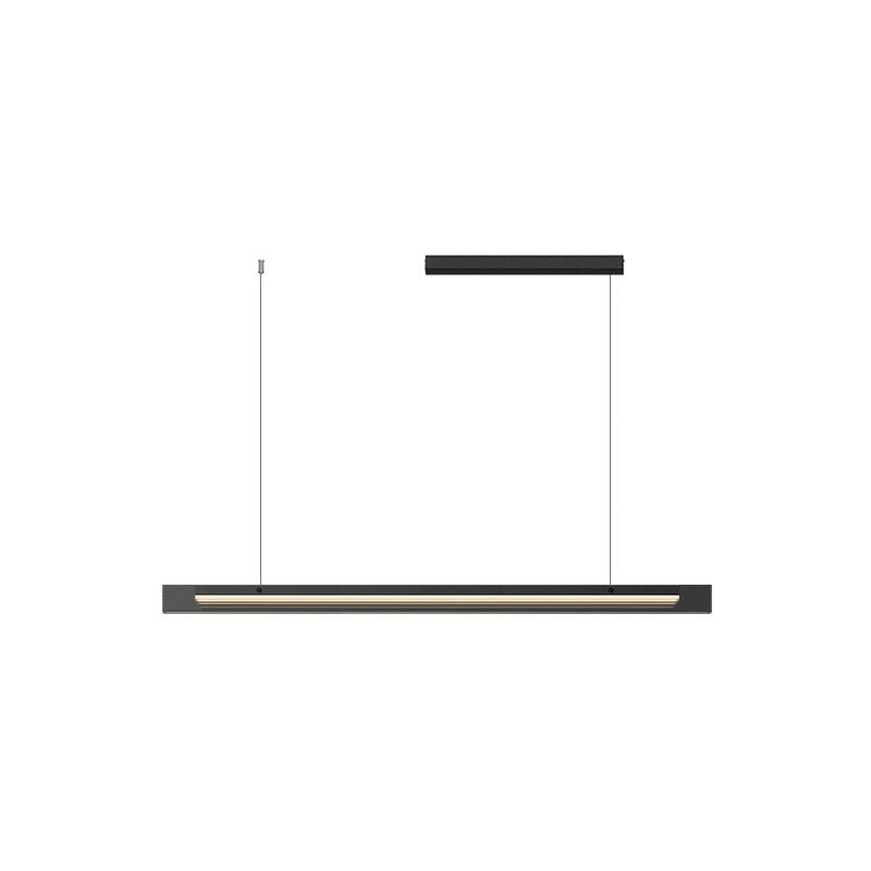 WOMO Black Glass Linear Pendant-WM2309