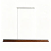WOMO Modern Wooden Linear Pendant Light-WM3249