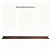 WOMO Minimalist Wooden LED Linear Pendant Light-WM3248