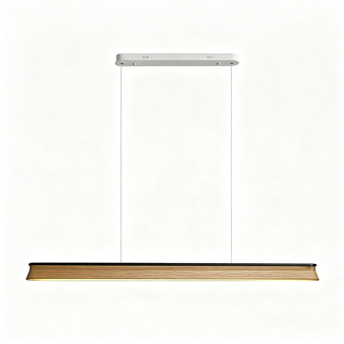 WOMO Minimalist Wooden LED Linear Pendant Light-WM3248