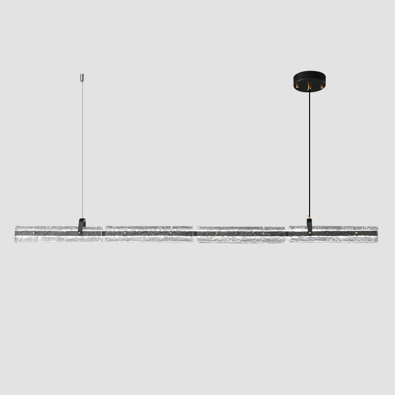 WOMO Black Linear Pendant Light-WM2332