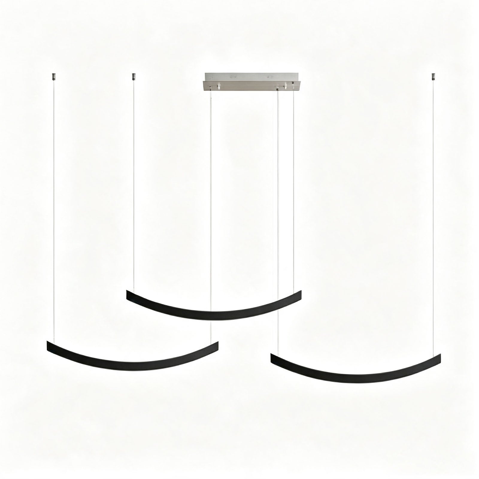 WOMO Scandi Curved Wooden Pendant Light-WM3245