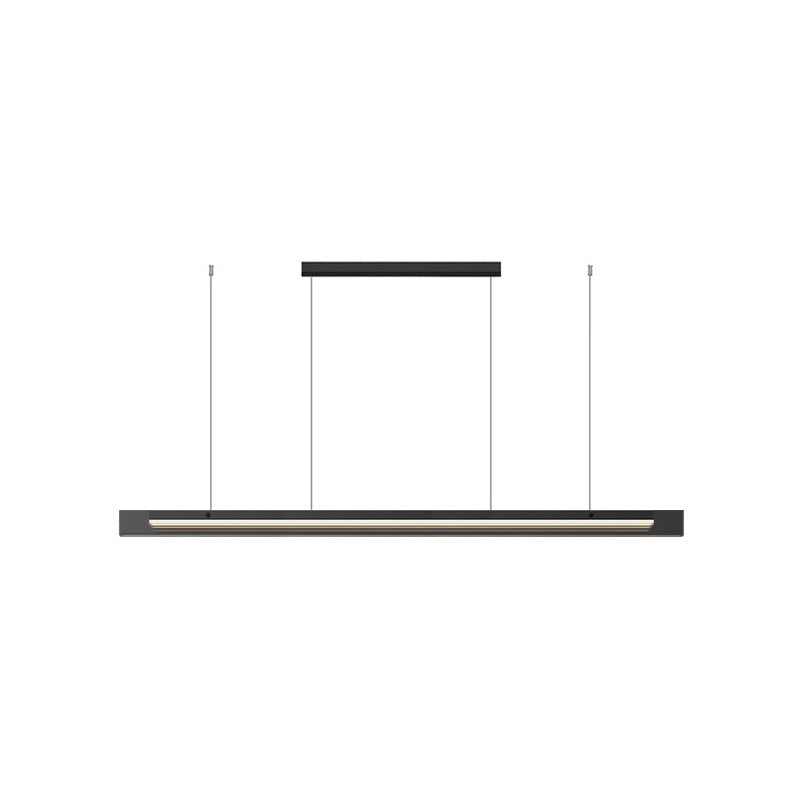 WOMO Black Glass Linear Pendant-WM2309