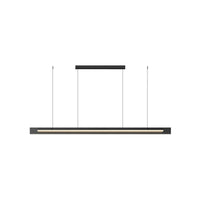 WOMO Black Glass Linear Pendant-WM2309