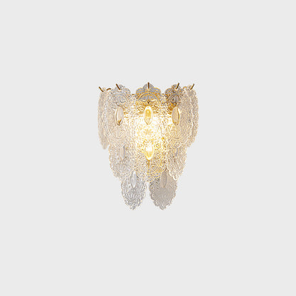 WOMO Leaf Glass Wall Sconce-WM6099