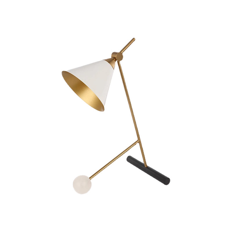 WOMO Unique Cone Articulating Marble Desk Lamp-WM8031