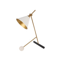 WOMO Unique Cone Articulating Marble Desk Lamp-WM8031