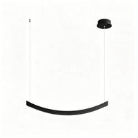 WOMO Scandi Curved Wooden Pendant Light-WM3245
