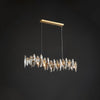 WOMO Smoked Crystal Linear Chandelier-WM2188 thumbnail