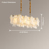 WOMO French Linear Glass Chandelier-WM2366 thumbnail