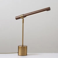 WOMO Walnut-lookalike Cantilever Table Lamp-WM8010