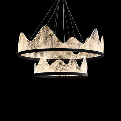 WOMO Wavy Round Chandelier-WM2361