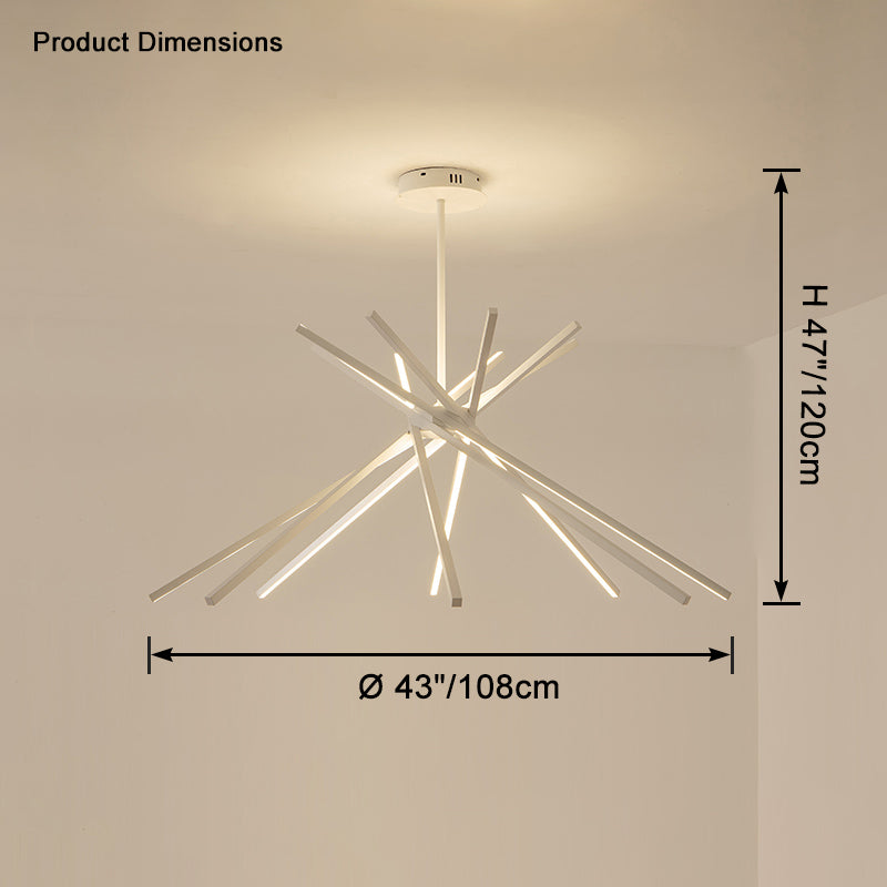 WOMO Multi Light Sticks Chandelier-WM2639