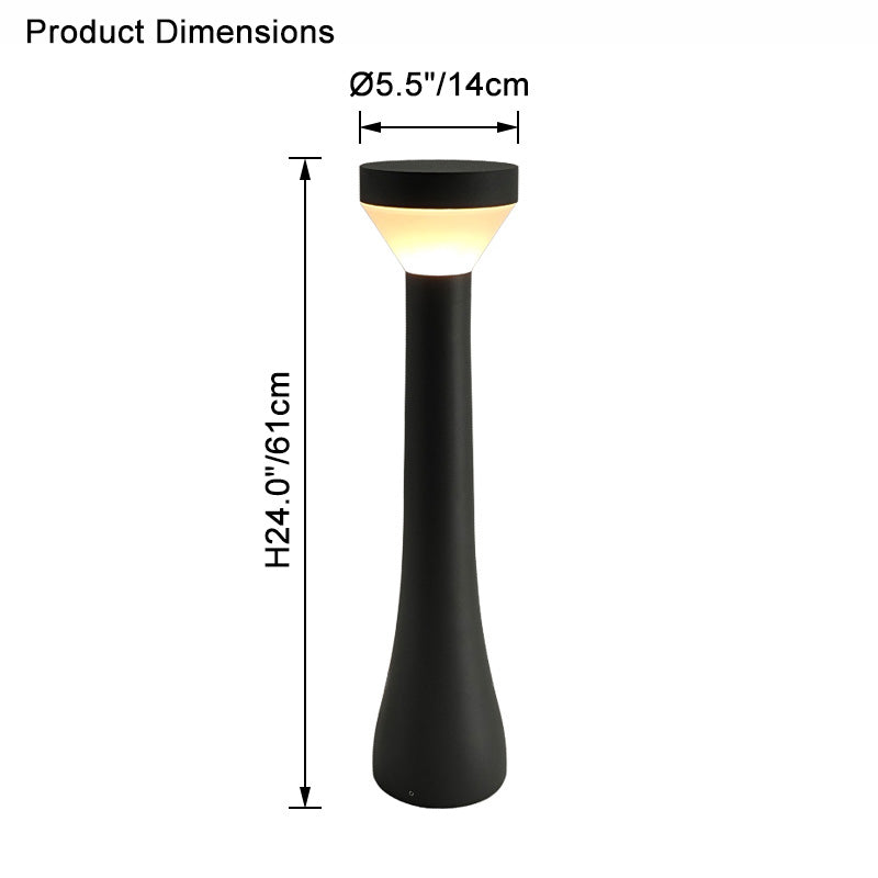 WOMO Mushroom Pathway Bollard Light-WM9112