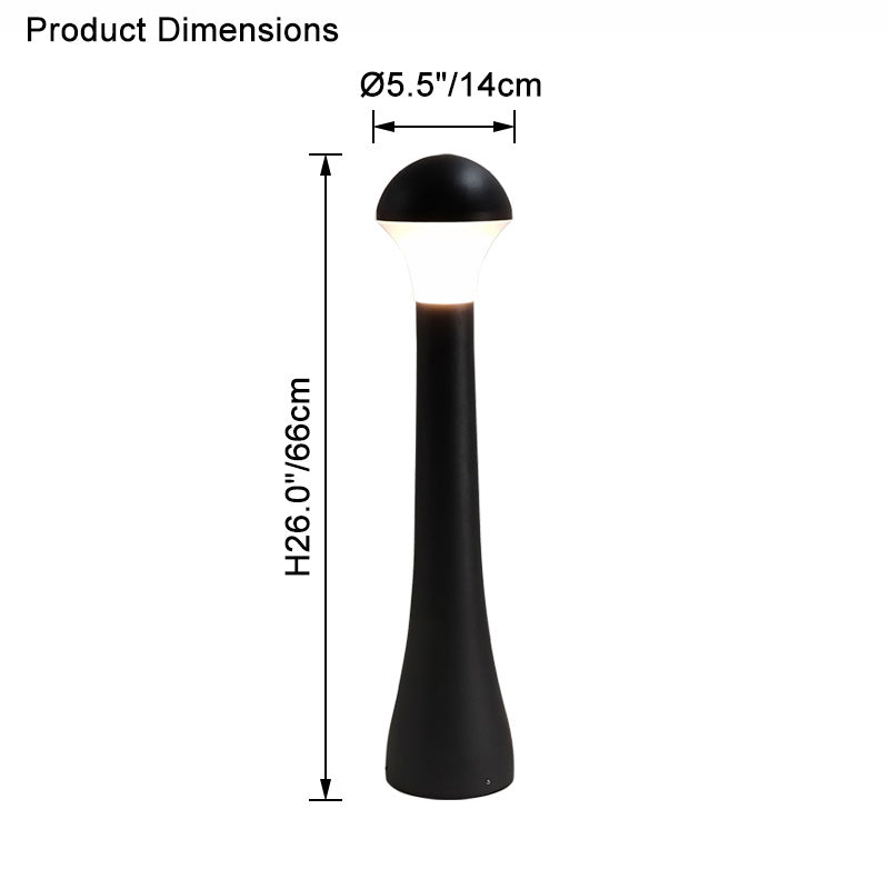 WOMO Mushroom Pathway Bollard Light-WM9112