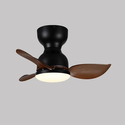 WOMO Small Flush Mount Ceiling Fan Lamp-WM5098