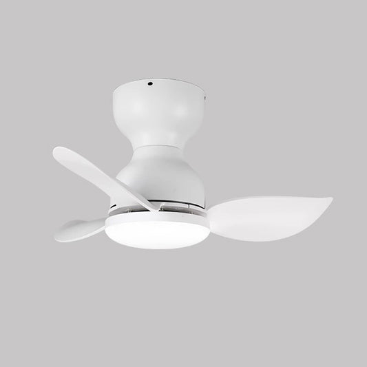 WOMO Small Flush Mount Ceiling Fan Lamp-WM5098