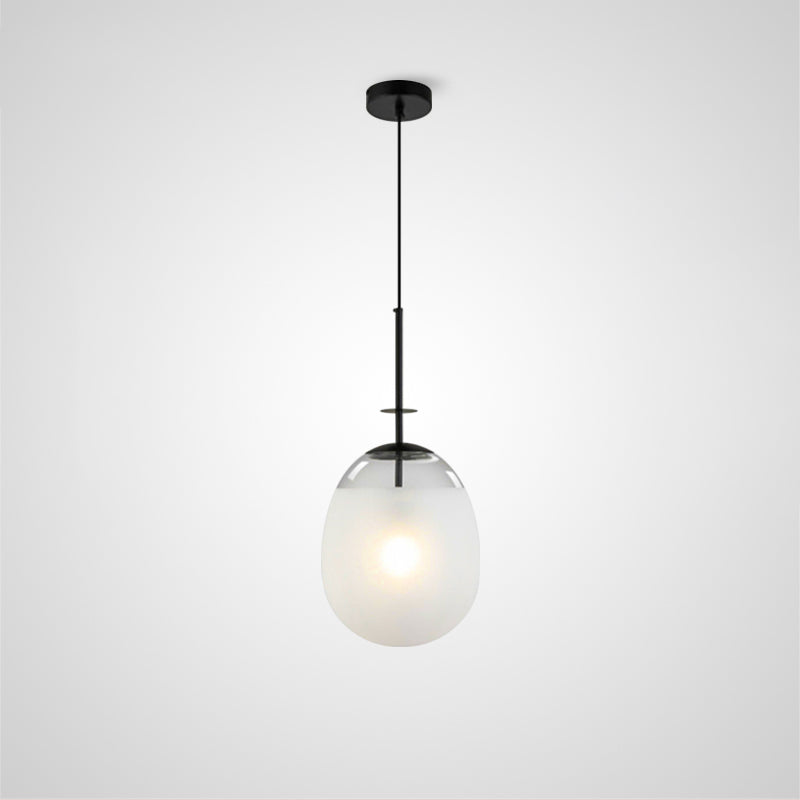 WOMO Frosted Glass Globe Pendant Light-WM2616