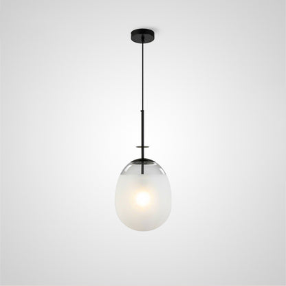 WOMO Frosted Glass Globe Pendant Light-WM2616