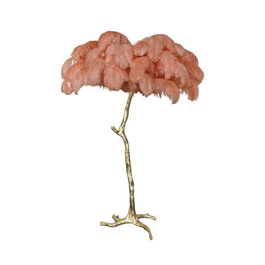 WOMO Feather Palm Tree Floor Lamp-WM7000